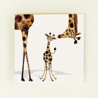 Image 2 of Giraffe Card