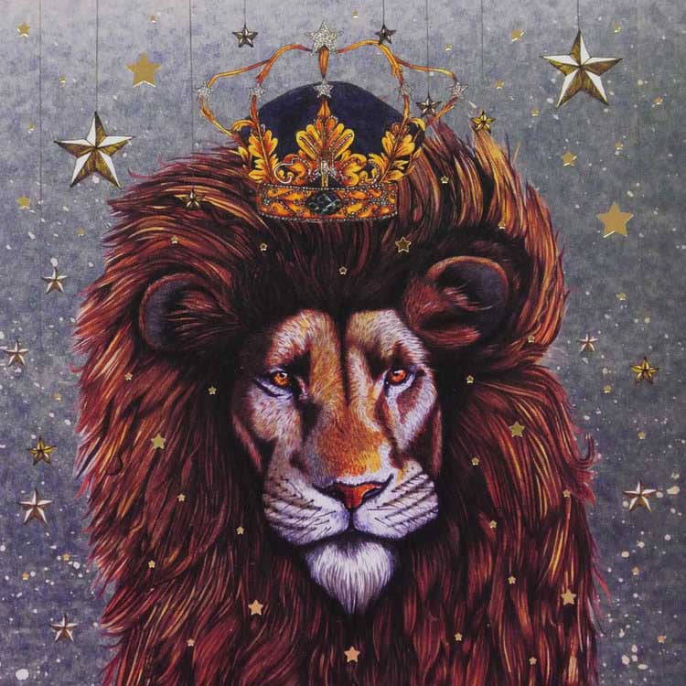 Image of King Lion Card