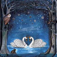 Image 1 of Swan Card