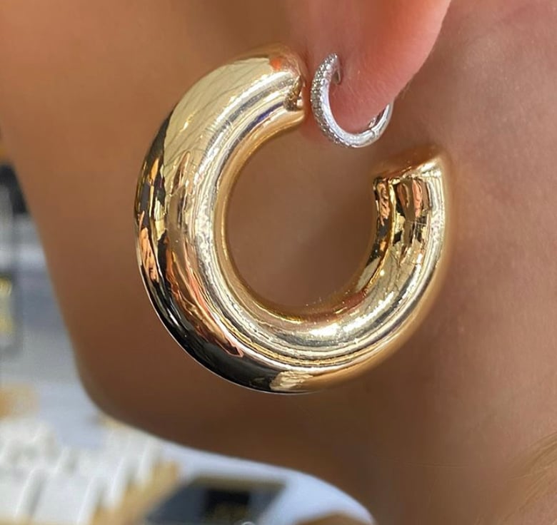 Image of Gold hoops