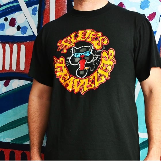 Image of Vintage 1990 Blues Traveler Rock Concert Tour T-Shirt Sz.XL