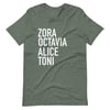 Zora, Octavia, Alice, Toni