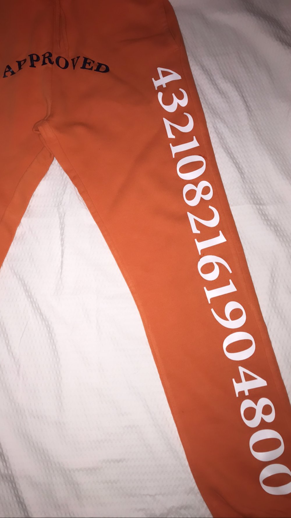 Image of " APPROVED " SWEATPANTS 