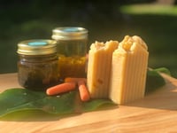 Image 1 of Carrot, Tea Tree & Neem Premium Facial Cleansing Bar