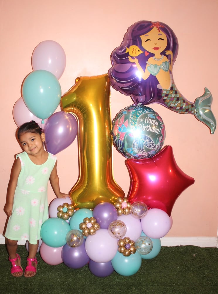 Image of Kids Birthday Balloon Bouquet   