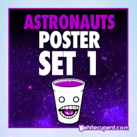 Image 1 of Astronaut Poster Set 1