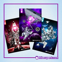 Image 2 of Astronaut Poster Set 1