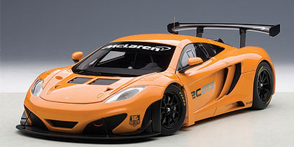 Mclaren 12c Gt3 Presentation Car Metallic Orange Foreverdiecast