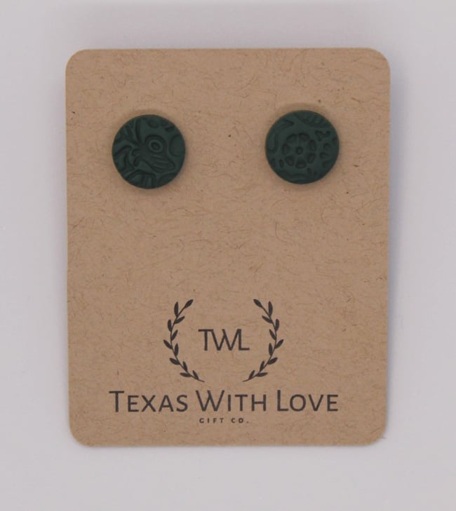 Small Clay Earrings - Jungle