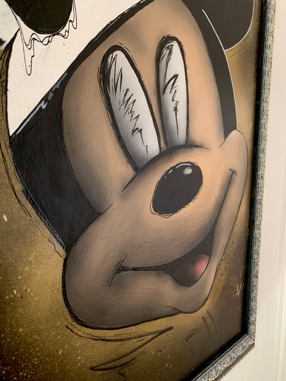 Demon Mouse Original Acrylic Painting