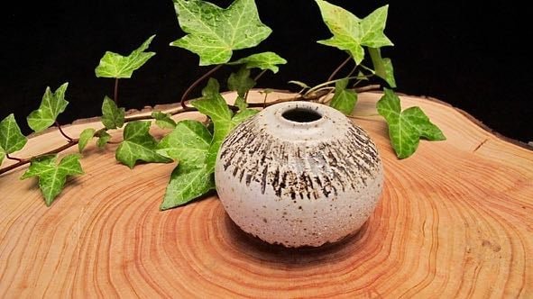 Small etched pod vase 2