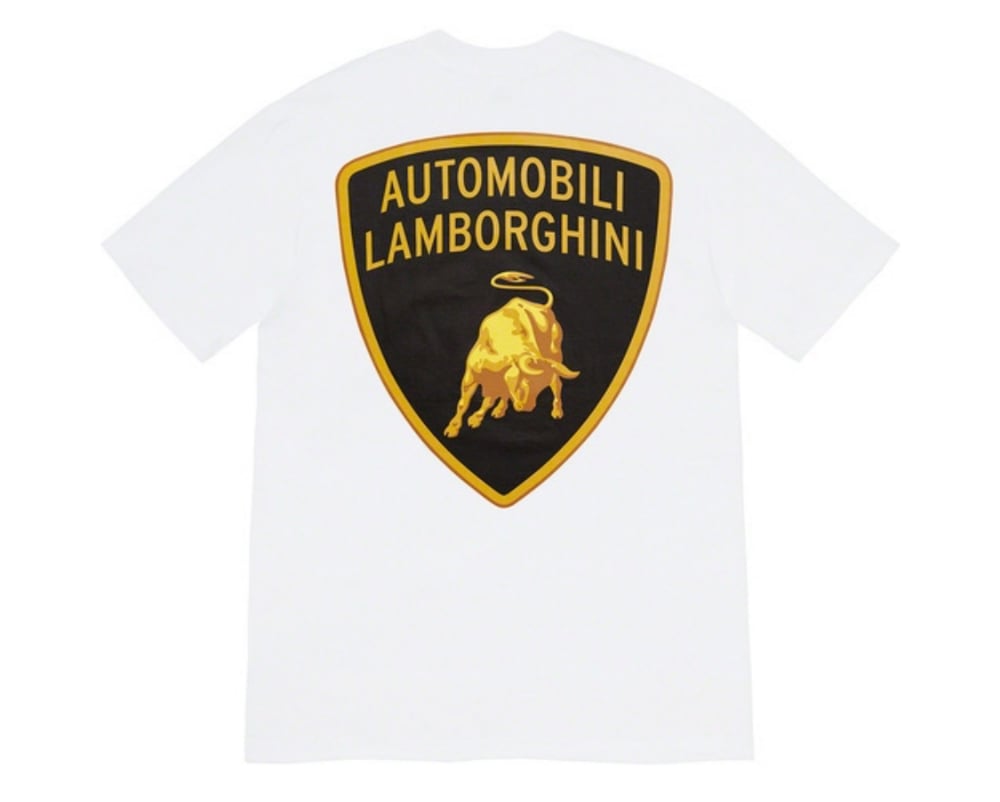Supreme Automobili Lamborghini Tee White | Sheffield Rubber