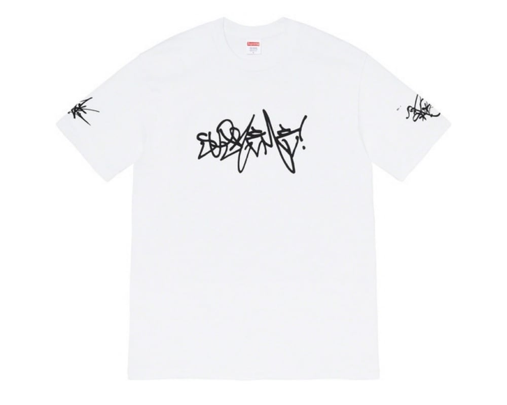 Supreme Rammellzee Tag Tee White | Sheffield Rubber