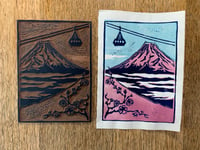 Image 4 of Mount Fuji (Linocut Print)