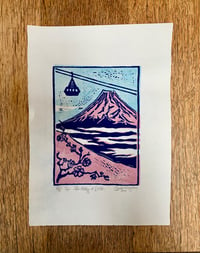Image 1 of Mount Fuji (Linocut Print)