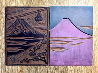 Image 5 of Mount Fuji (Linocut Print)