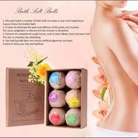 6 pcs Natural Bath Bombs Bubble Bath products