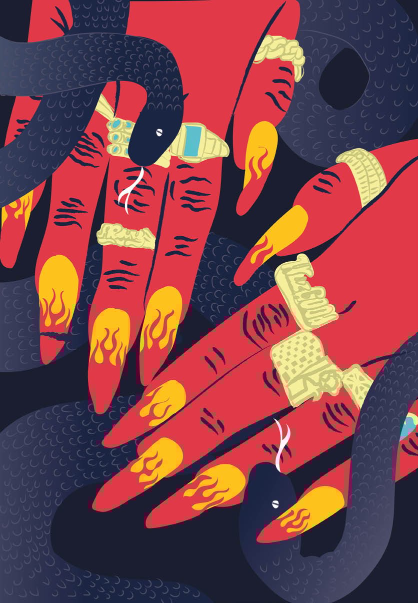 HEAVEN AND HELL Fiona Martin - Giclée print