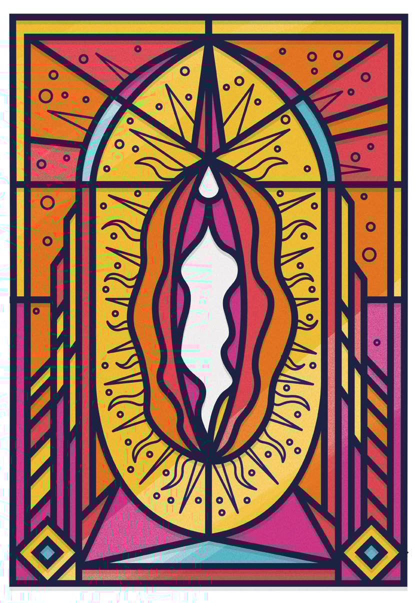 HEAVEN AND HELL George Simkin - Giclée print