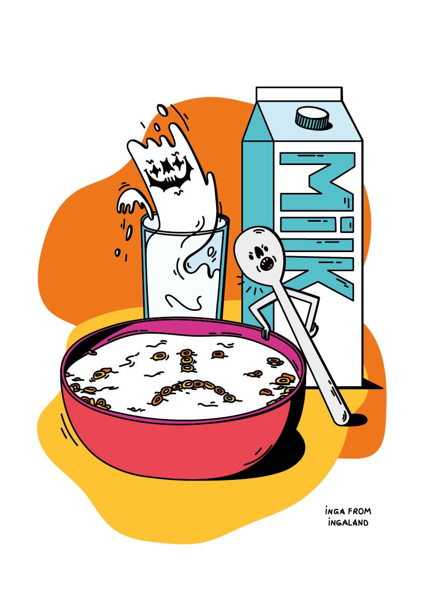 HEAVEN AND HELL Inga Ziemele - Giclée print