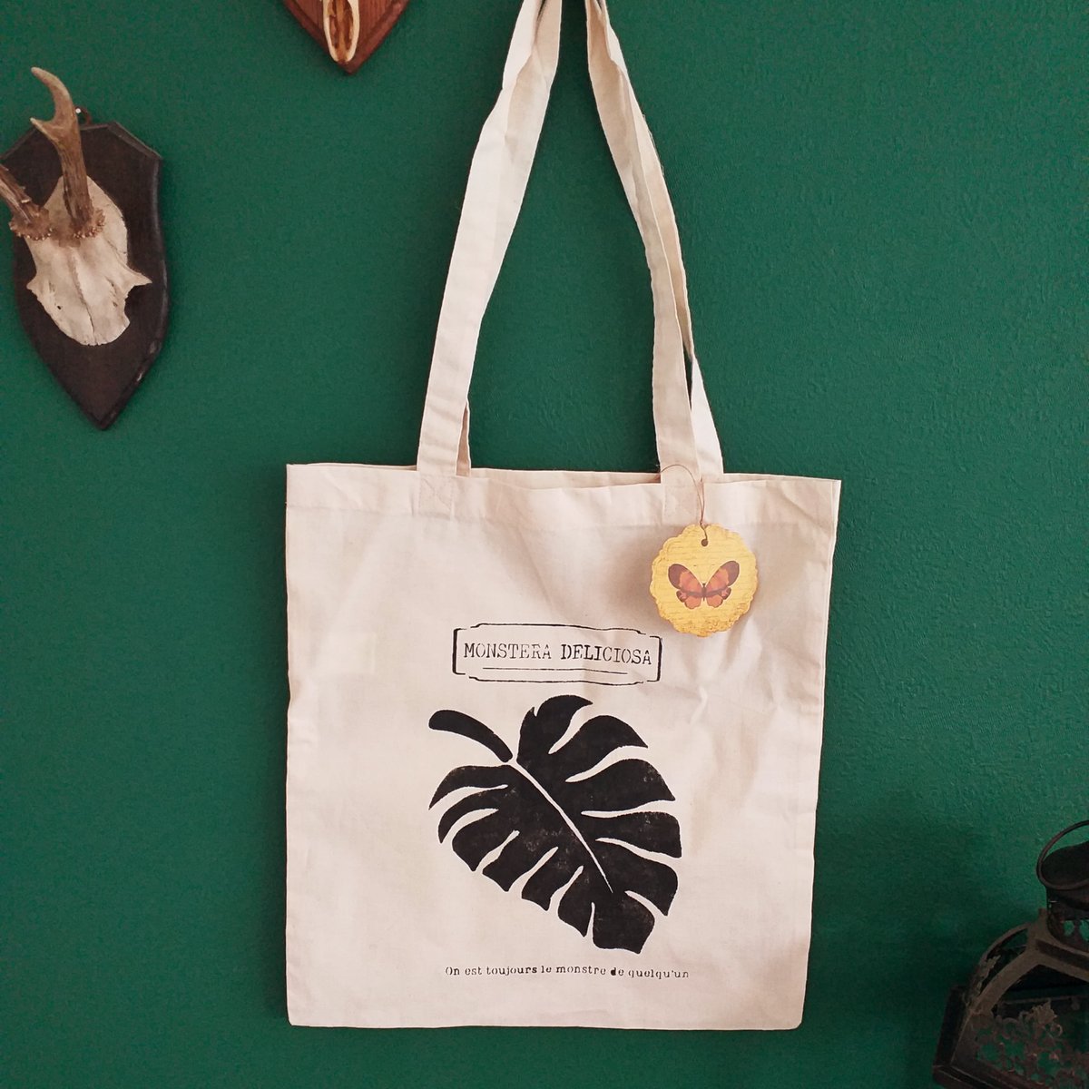 Image of Tote bag Monstera 1