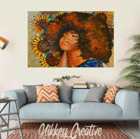 "OSHUN" SINGLE PANEL CANVAS PRINT