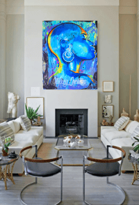 "CONTEMPLATE" SINGLE PANEL CANVAS PRINT