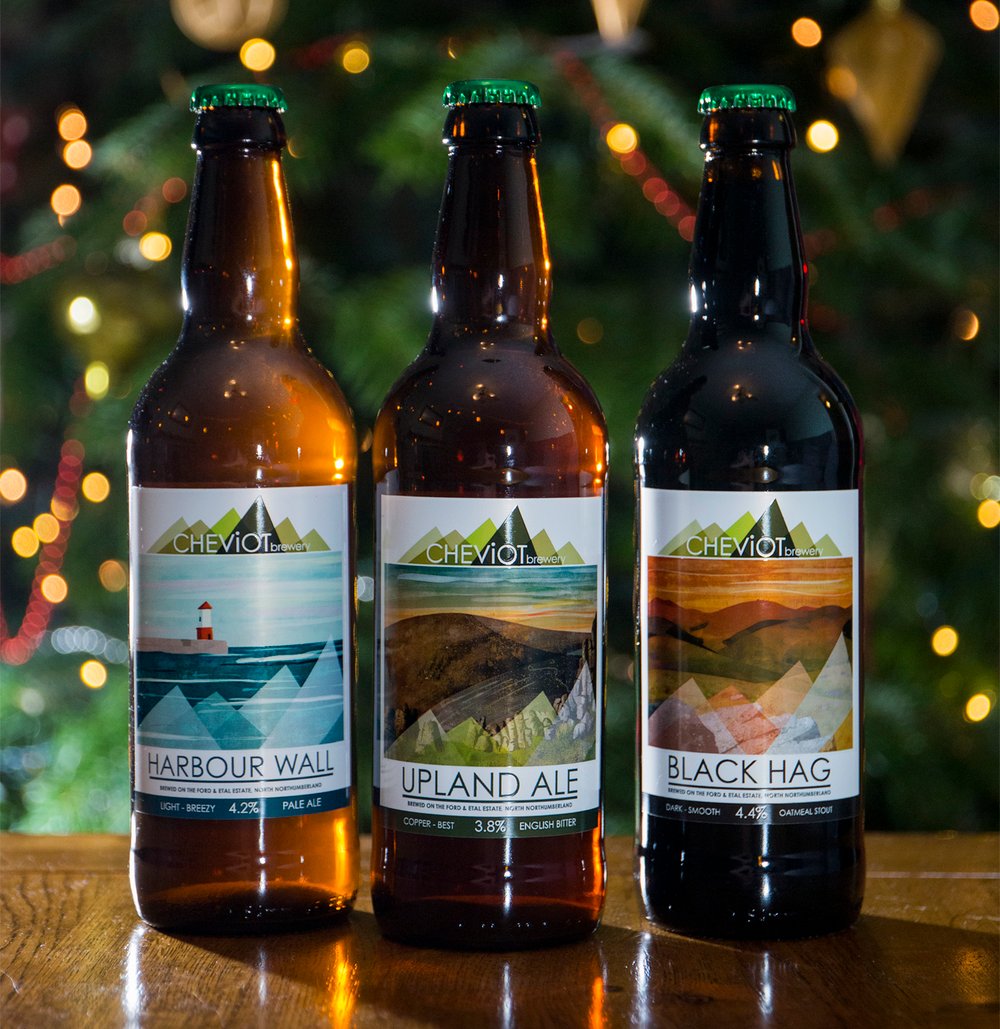Image of MIXED CORE BEER PACK - Upland Ale, Harbour Wall, Black Hag - 500ml