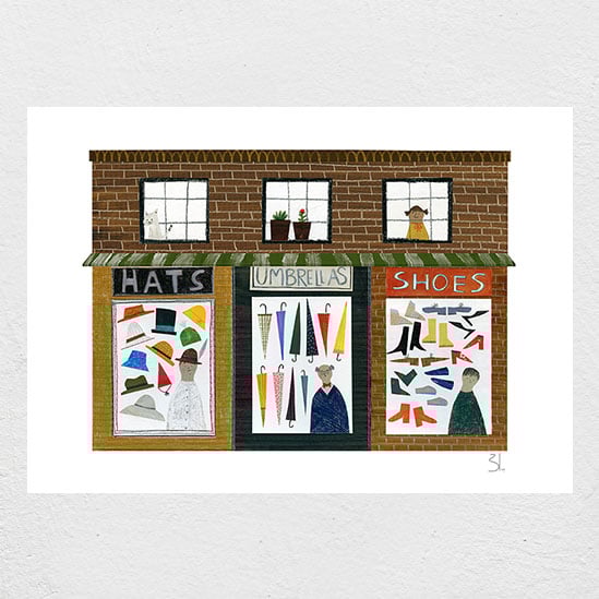 Image of Shoppe House Print