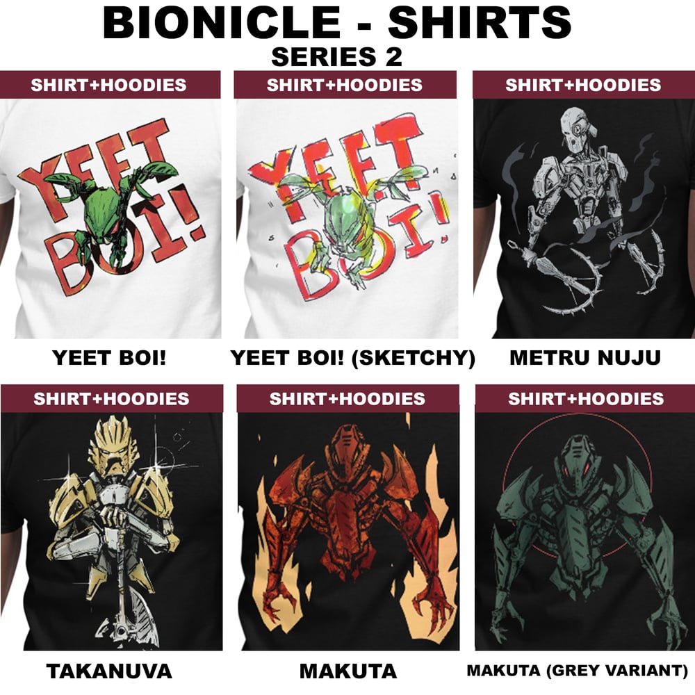 Image of Bionicle Shirts - Series 2