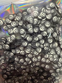 Image of Ghost face clay pieces 50g