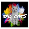Sad Cats Powder Sticker
