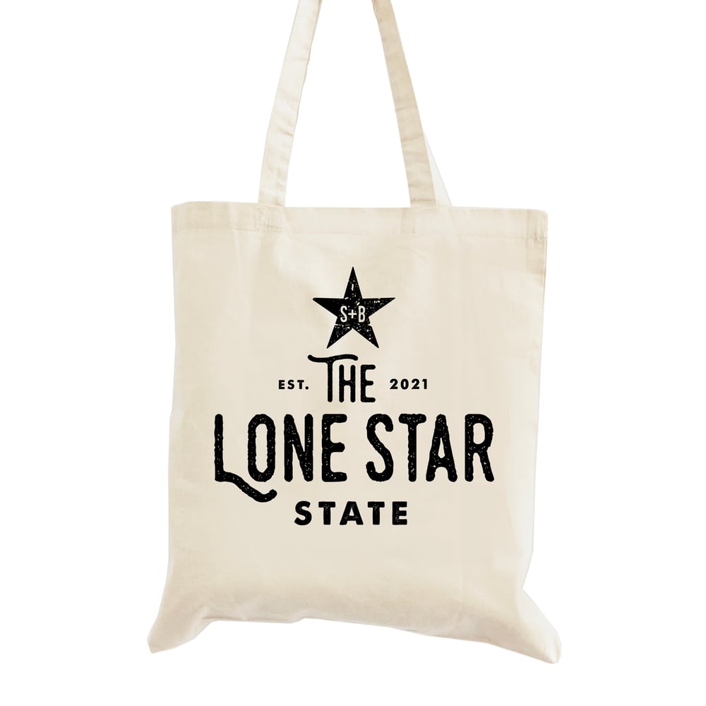 Image of Customizable Lone Star State Wedding Welcome Tote