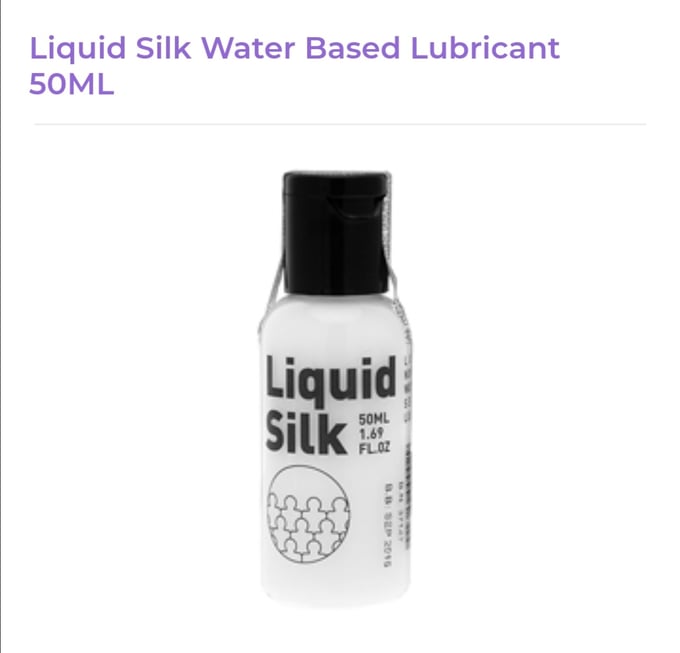 Image of Liquid Silk Water Based Lubricant 50ml