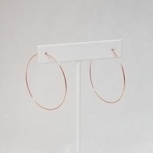 Image of Minimalist #6 and #7 hoop earrings