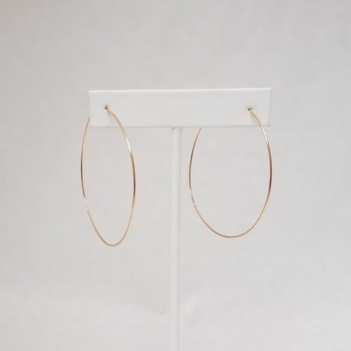 Image of Minimalist #6 and #7 hoop earrings
