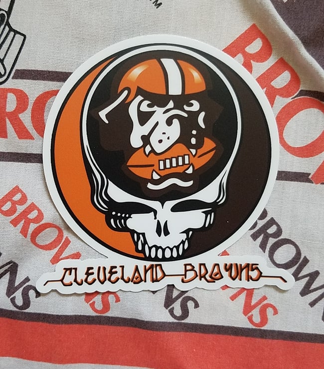 Cleveland Brownie Elf Sticker