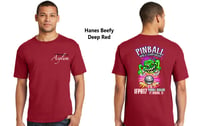 The Pinball Asylum IFPA17 World Championship T-Shirt (Two-Sided, RED Version)