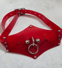 Image 1 of Shield Waist Belt PVC Red