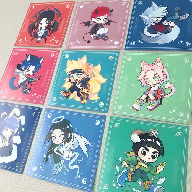 Naruto Square Prints