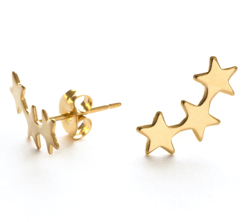 Image of Amano Gold Star Cluster Stud Earrings