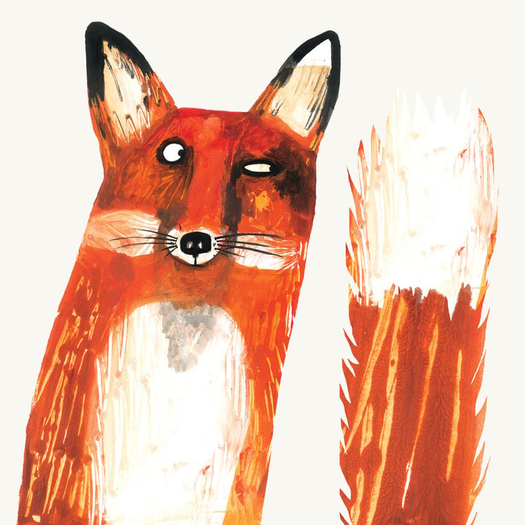 Image of Curious Fox Card