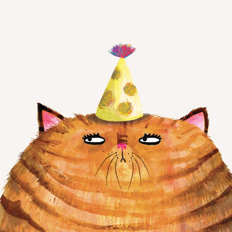 Image of Party Cat Card