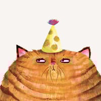 Image 1 of Party Cat Card