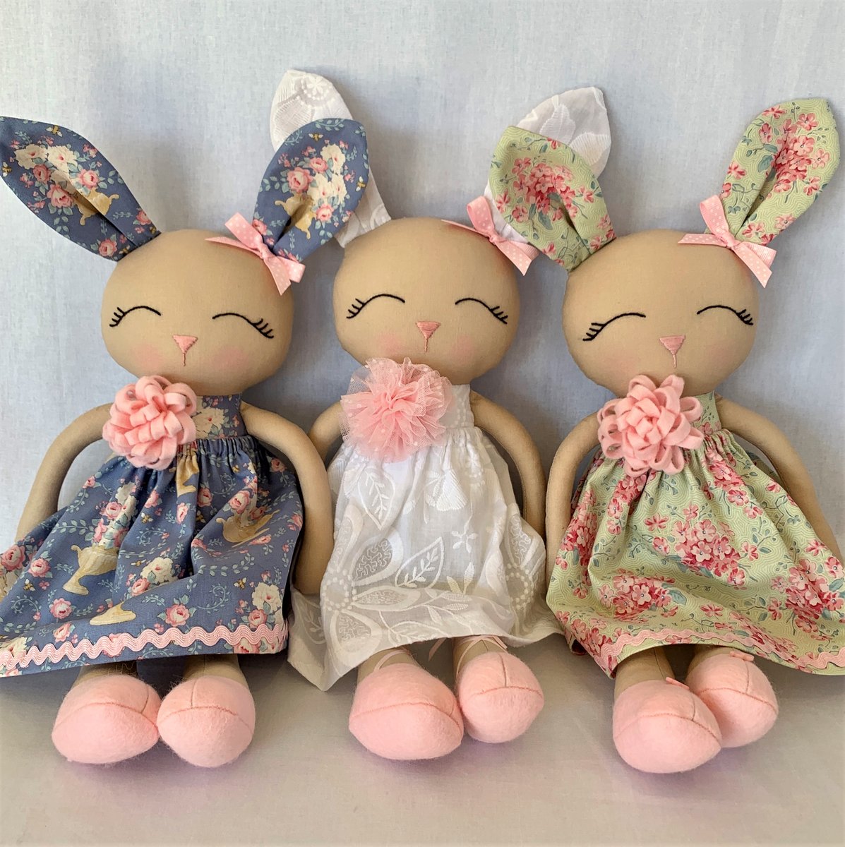 Handmade Bunny Dolls Ruby & Belle Boutique
