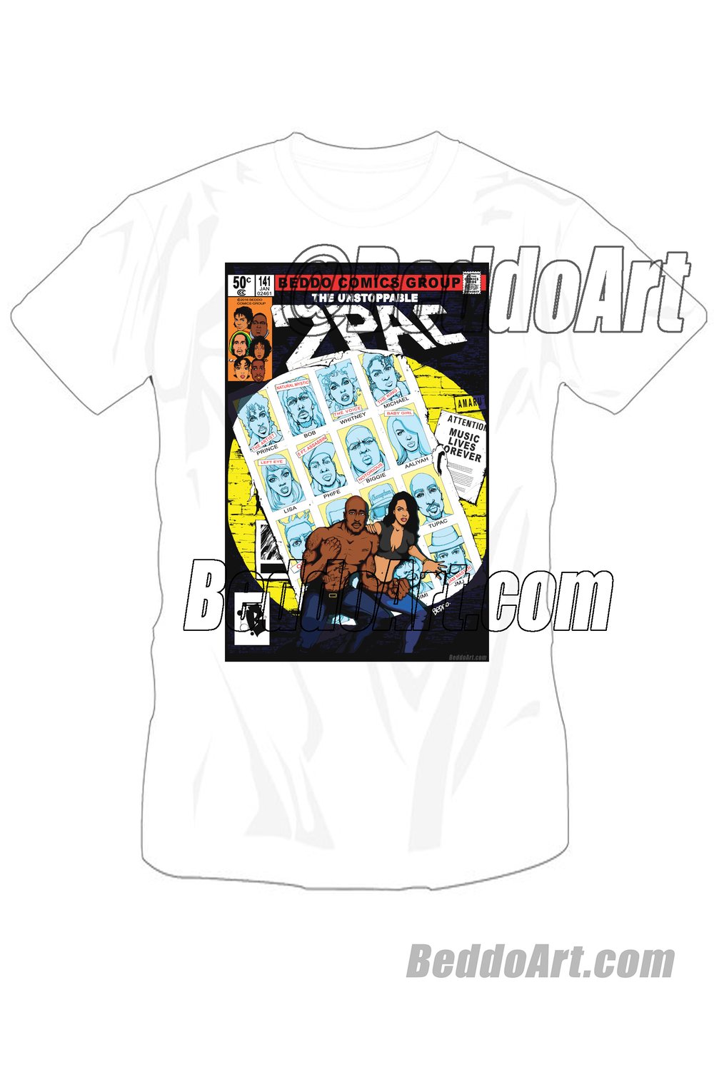 Unstoppable 2Pac #1 T-Shirt