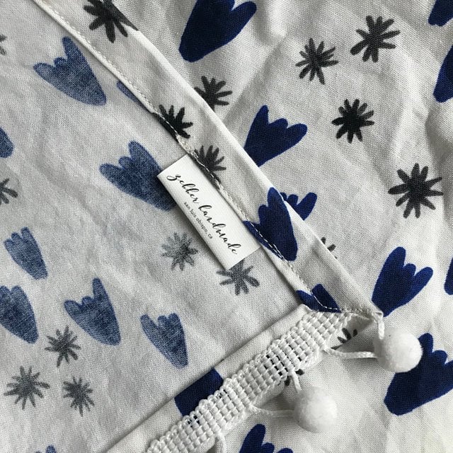 REORDER for White Frayproof Poly/Cotton Fabric Labels Image 2