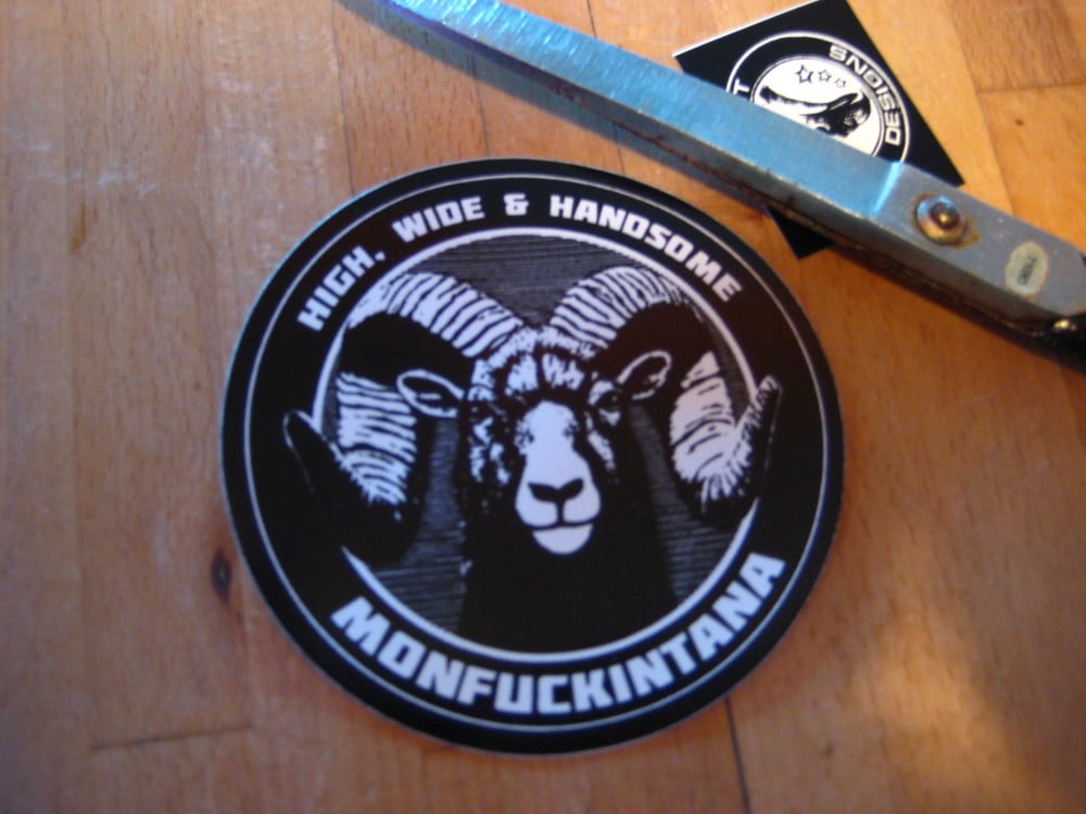 Image of Sticker: High, Wide and Handsome Ram