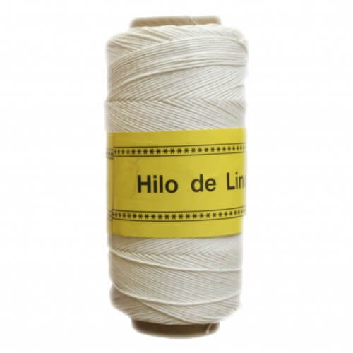 Image of Hilo de lino encerado para Encuadernación blanco - Bookbinding Thread - Precio Especial