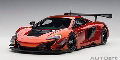 Mclaren 650s Gt3 Volcano Orange Black Accents Foreverdiecast